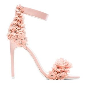 Jeffrey Campbell Meryl Floral Heel in Pink - size 6